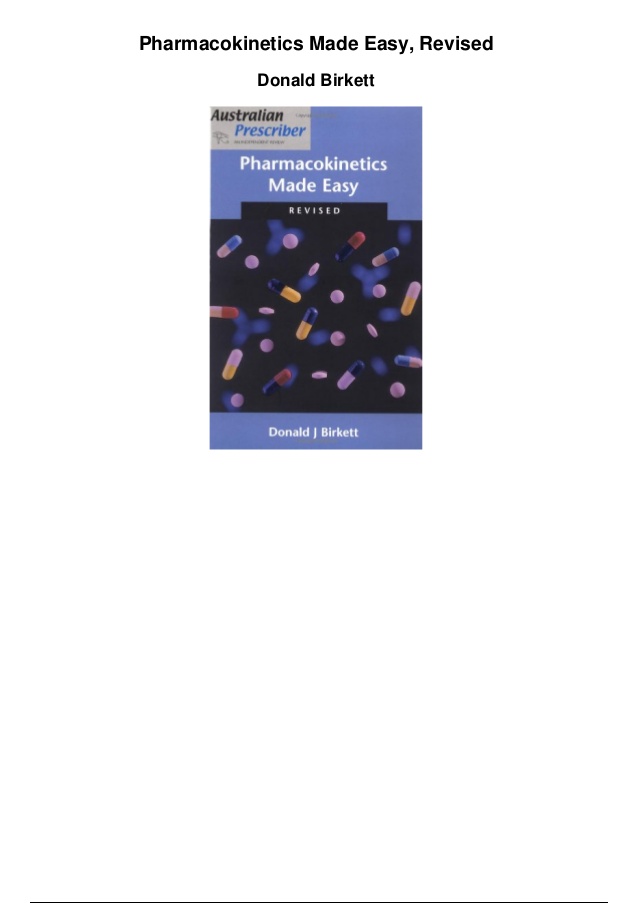 Pharmacokinetics Made Easy Pdf Download